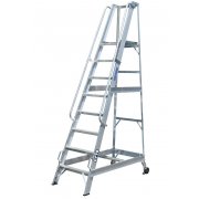 Lyte Industrial WS8 Warehouse Ladder - Side Rails - 8 Treads / Steps